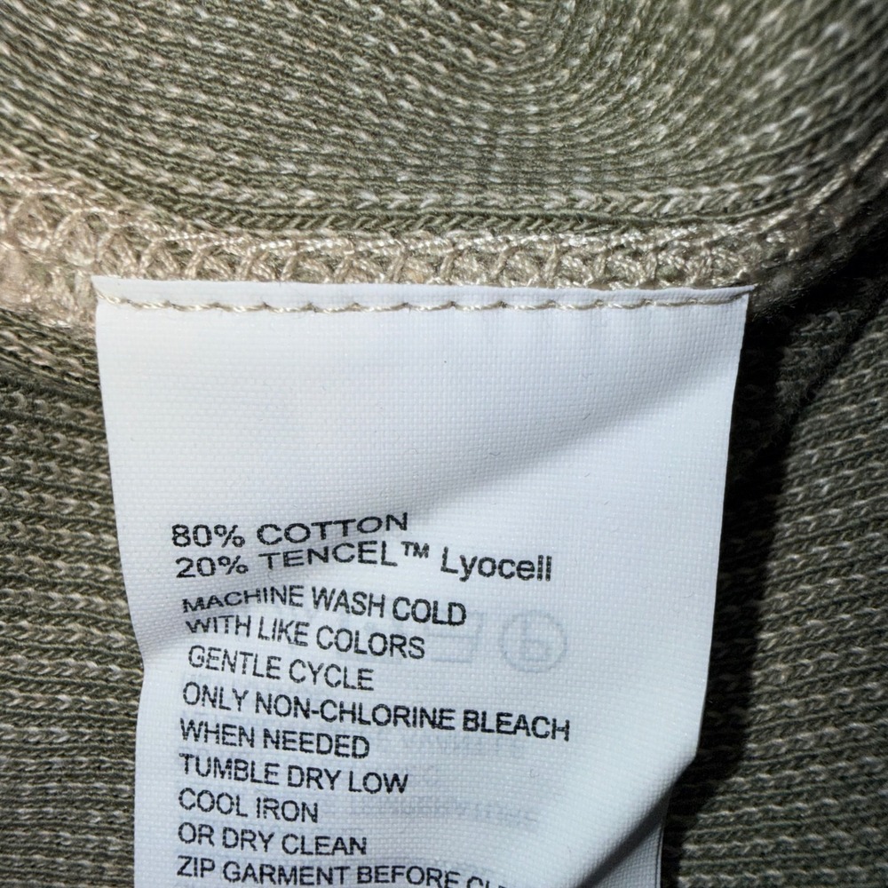 Tommy Bahama Mens 2XLB New Flip Coast Reversible Half-Zip Pullover Sisal Heather - Picture 12 of 12